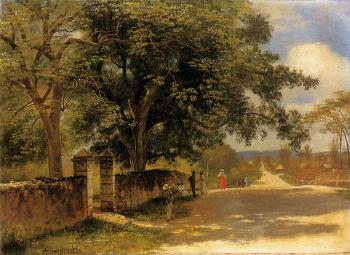 Albert Bierstadt : Street in Nassau